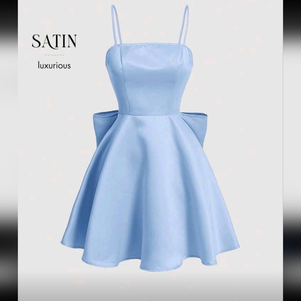 Disney Cinderella Blue Satin Dress